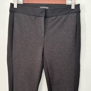 Eileen Fisher XS women's‎ black contrasting panel skinny legging pants
